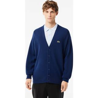 LACOSTE Herren Cardigan blau unifarben