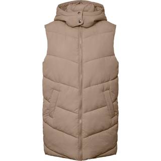 PIECES dame vest PCJAMILLA - Silver Mink - XS