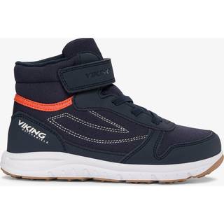 Viking Hovet Mid 1V WP Sneakers, Navy, 28
