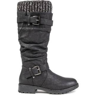 Lotus Lotus Black Knee High Boots