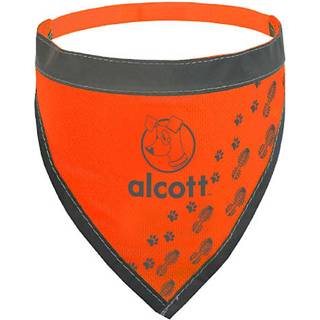 Alcott synlighed hundebandana med reflekterende trim lille neon orange