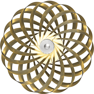 TR5 Aluminium Gold Ø40 Væglampe - Tom Rossau