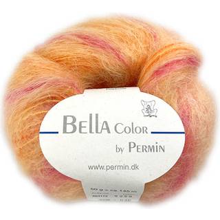 Bella Color garn fra Permin - Orange/pink/syren