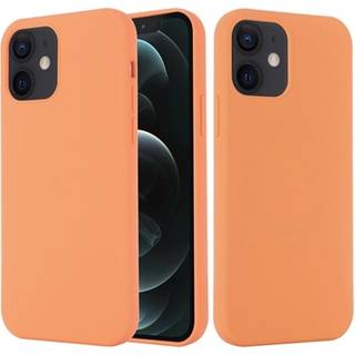 iPhone 12 Mini Liquid Silikone Cover - MagSafe Kompatibel - Orange