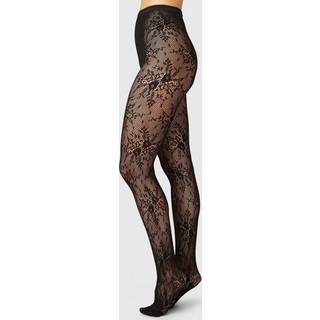 Swedish Stockings Rosa Lace Tights Black M
