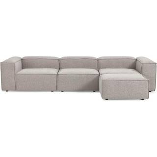 Modulært sofa Lennon (4-personers) i bouclé med skammel (venstre/højre)