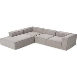 Modulær XL-hjørnesofa Lennon i bouclé