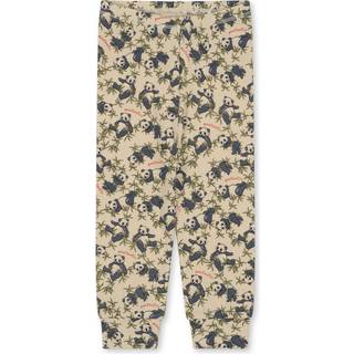 Konges Sløjd GOTS Leggings Panda 9 Months  Beige  9 måneder  Unisex