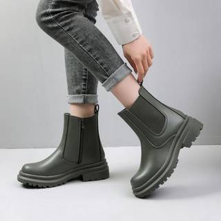 Jasmin dame støvler 9067 - Green - 36