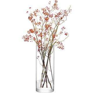 LSA International Vases - 'Column' vase, large in Clear glass
