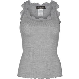 Rosemunde - Silk Top Grå