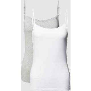 Tommy Hilfiger 2-pak Premium Essentials Lace Trim Top - Light grey - Medium