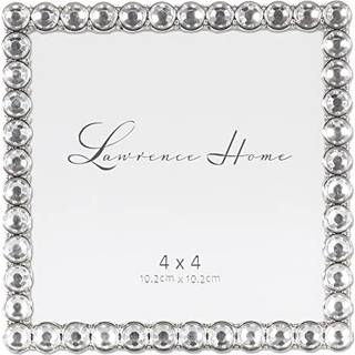 4x4 sølvmetal gnistramme - klar glans