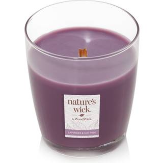 Nature's Wick Medium Candle 10oz Lavendel & Oat Milk