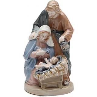 Fine porcel?nsinspirerende f?dsel Holy Family Figur 4 """" H