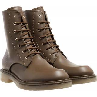 Max Mara Leather combat boots - green - EU 35