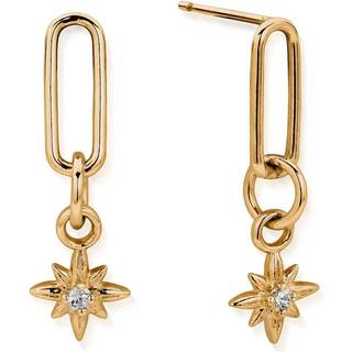 ChloBo Gold Divine Journey Link Earrings - Gold