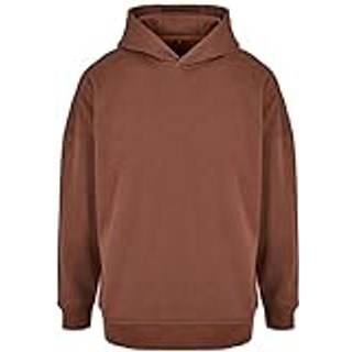 Build Your Brand BY199 Oversized Cut On Sleeve Hoody Bark 3XL