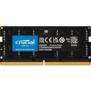 Crucial Classic SODIMM DDR5-5600 - 8GB - CL46 - Single Channel (1 pcs) - Sort