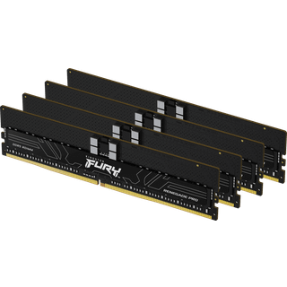 Kingston FURY Renegade Pro DDR5-6000 - 64GB - CL32 - Quad Channel (4 pcs) - AMD EXPO & Intel XMP - Sort