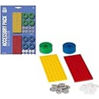 Plus Plus Tilbehørssæt - rød og gul - 30 dele