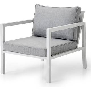 Belfort lounge pos.stol hvid