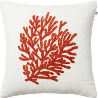 Chhatwal & Jonsson Coral Pudebetræk 50x50 Cm - Pyntepuder & Betræk Hør Orange - CC500160-23