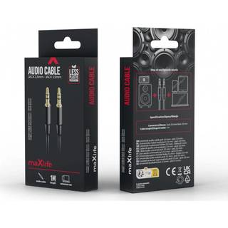 maXlife Audio Kabel Jack 3.5mm - 1M
