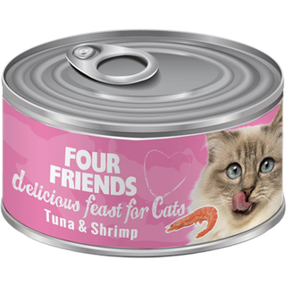 Four Friends Cat, Tuna & Shrimp, 85g