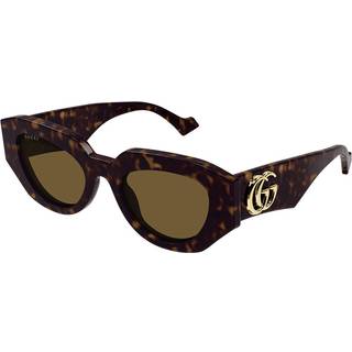 Gucci GG1421S 002 51 Solbriller Kvinder Tortoiseshell - Tortoise - 51mm