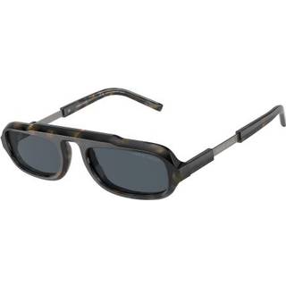 Giorgio Armani Mand AR8203 604887 Solbriller Acetat Blå Grå Firkantet Normal
