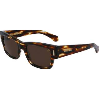 Salvatore Ferragamo SF 2011S 216 53 Solbriller Mænd Brun - Striped Brown - 53mm
