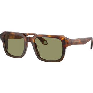 Giorgio Armani Mand AR8194U 598814 Solbriller Acetat Skildpadde Grøn Firkantet Normal