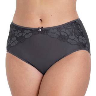 Miss Mary Jacquard and Lace Panty - Darkgrey - 56