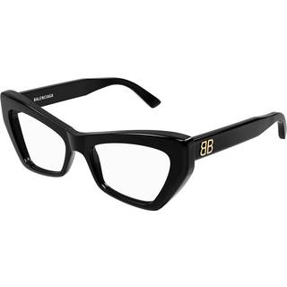 Balenciaga BB0296O 001 53 Briller Kvinder Black - Black - 53mm