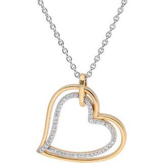 trendor 15138 Damenkette 925 Silber Halskette mit Herz
