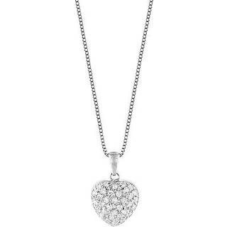trendor 35911 Silber Kette mit Herz-Anhänger