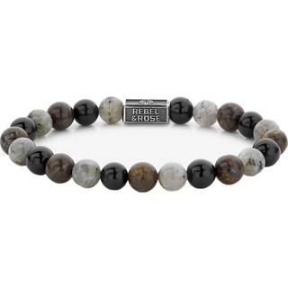 Rebel & Rose Armband Mix Brown 925 RR-8S007-S-L+ Herren