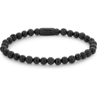 Rebel & Rose Armband Black Rocks RR-60088-B-M Unisex