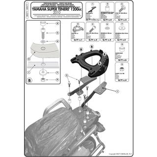 Givi Topcase-Holder MONOKEY/MONOLOCK
