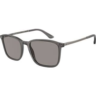 Giorgio Armani AR8197 6036M3 55 Solbriller Mænd Grå - Transparent Grey - 55mm