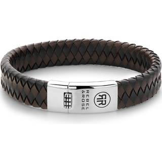 Rebel & Rose Armband Braided Flat RR-L0126-S-L+ Herren