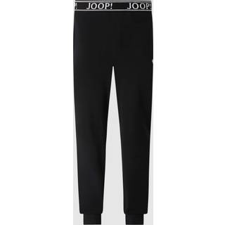 JOOP! Herren Pyjamahose schwarz Jersey-Baumwolle unifarben