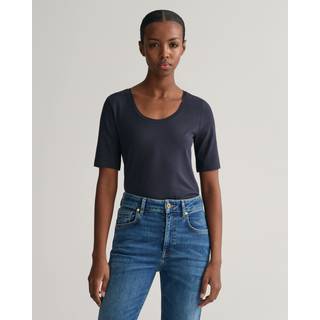 GANT Dame Top med rund halsudskæring (L)