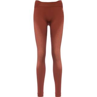 Odlo Performance Warm Eco Big Logo Bottom Long Tight Women - Berry, Size XL - berry