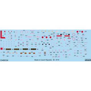 P-51D stencils for Eduard