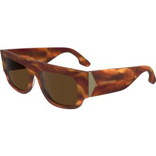 Victoria Beckham Kvinde VB666S 223 Solbriller Acetat Havana Firkantet Normal Normal