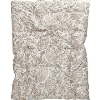 Gant Home Paisley Dynebetræk Hvidt 220x220 Cm - Dyner Bomuld Dry Sand - 851031003-277