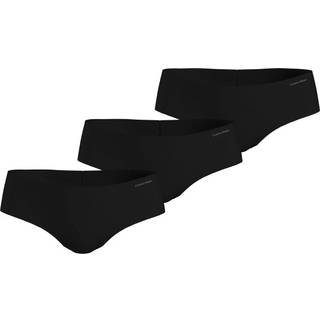 Calvin Klein 3-pak Invisible Hipster Panties - Black - Large