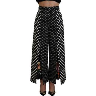 Dolce & Gabbana Multifarver Polka Dots High Waist Bukser & Jeans